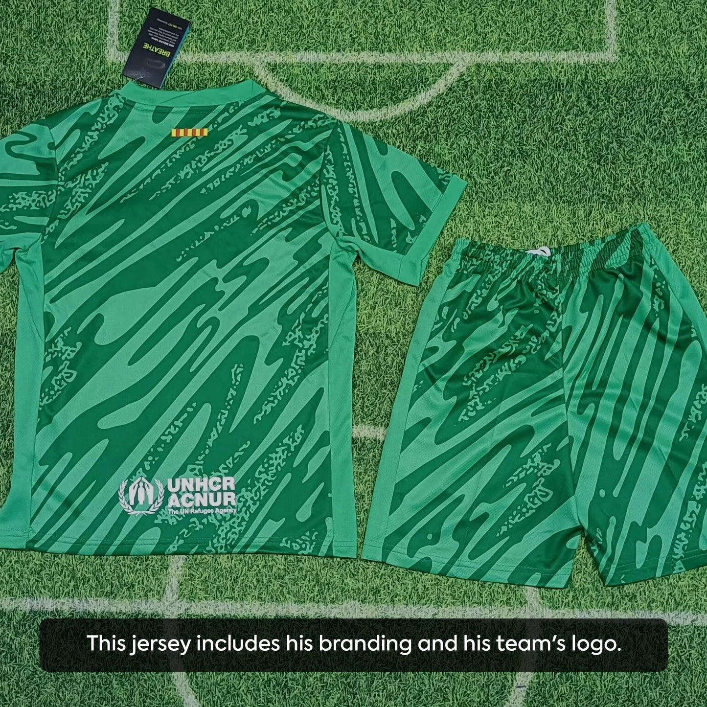 Barcelona Goal Keeper Kit 24-25 - Kids